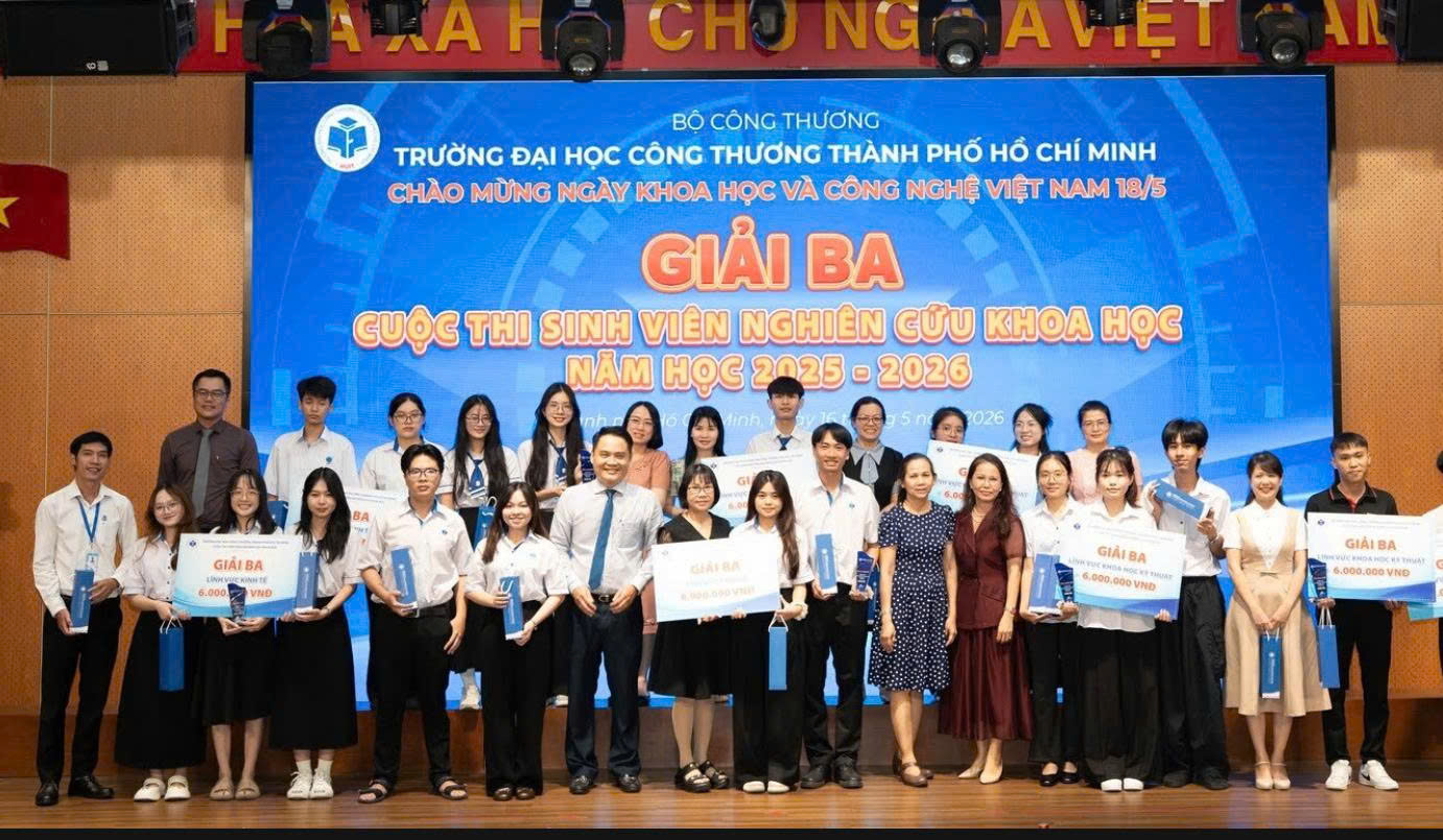 Vòng chung kết cuộc thi SV NCKH NH 2025-2026